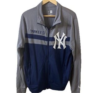 New Era Yankees Gray and Blue  Jacket
